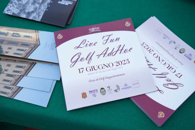 Gara di golf organizzata da AdHoc Sanremo