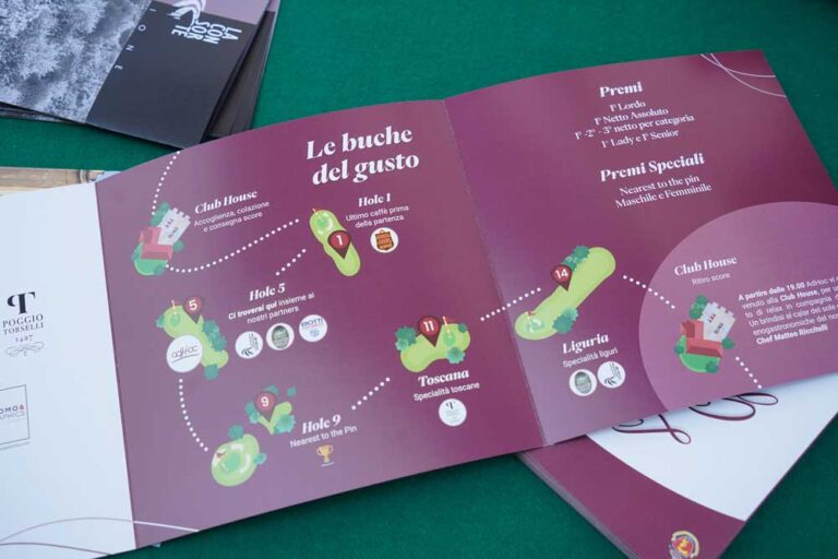 Gara di golf organizzata da AdHoc Sanremo