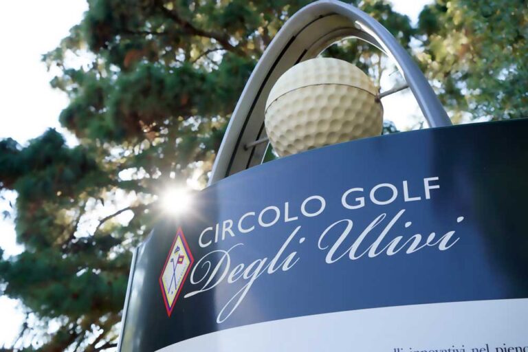 Gara di golf organizzata da AdHoc Sanremo, il circolo golf Degli Ulivi